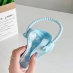 Diamantförmige tragbare Mini-Umhängetasche aus Silikon – Bild 6