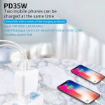 35 W PD3.0 USB-C/Typ-C-Dual-Port-Ladegerät mit Typ-C-zu-Typ-C-Datenkabel, EU-Stecker – Bild 4