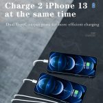 35 W PD3.0 USB-C/Typ-C-Dual-Port-Ladegerät mit Typ-C-zu-Typ-C-Datenkabel, EU-Stecker – Bild 7