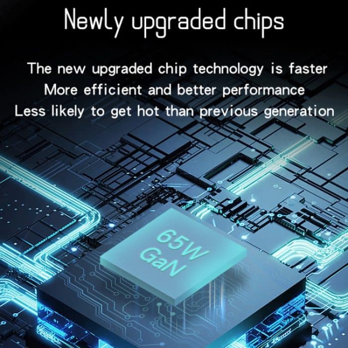 GaN PD65W Typ-C x 2 + USB3.0-Ladegerät mit Typ-C-zu-Typ-C-Datenkabel, EU-Stecker – Bild 8
