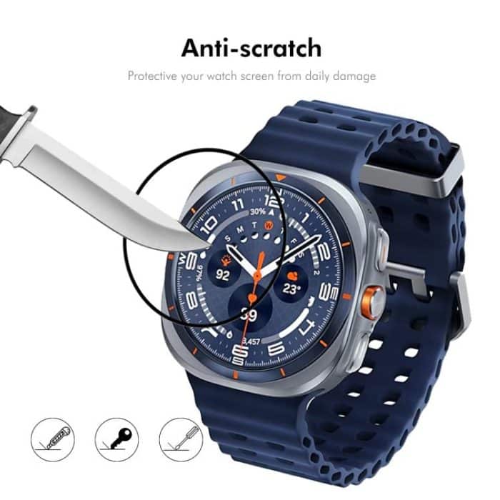 10 Stück ENKAY 3D Full Coverage Soft PC Edge + PMMA HD Displayschutzfolie, For Samsung Galaxy Watch Ultra 47mm / Ultra 2025, For Samsung Galaxy Watch8 Classic 46mm, For Samsung Galaxy Watch8 44mm, For Samsung Galaxy Watch8 40mm... – Bild 5