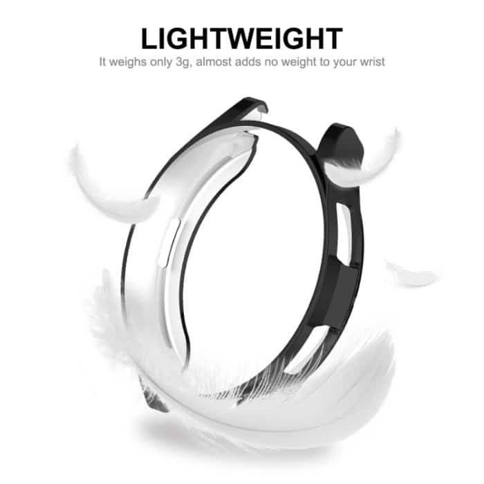 ENKAY Hat-Prince Galvanisiertes weiches TPU-Gehäuse + 0,2 mm 9H-Glas-Displayschutz, For Samsung Galaxy Watch6 Classic 47mm, For Samsung Galaxy Watch6 Classic 43mm – Bild 4