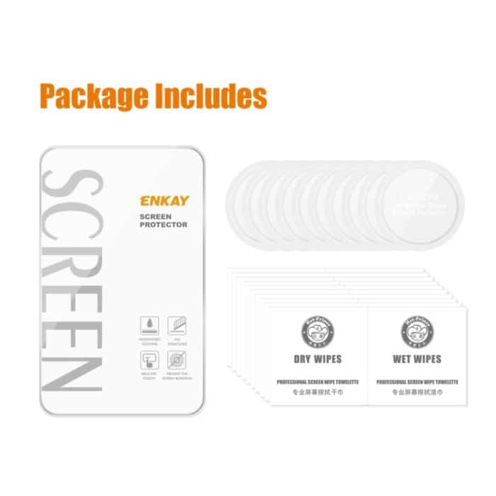 10 Stück ENKAY 0,2 mm 9H gehärtetes Glas Displayschutzfolie Uhrenfolie, For Xiaomi Watch S4 Sport, For Xiaomi Mi Band 8 Pro – Bild 7