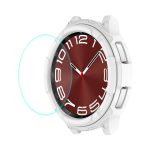 ENKAY Hat-Prince 2-in-1-TPU-Armor-Uhrengehäuse + 0,2 mm 9H-Displayschutz aus gehärtetem Glas, For Samsung Galaxy Watch6 Classic 47mm, For Samsung Galaxy Watch6 Classic 43mm