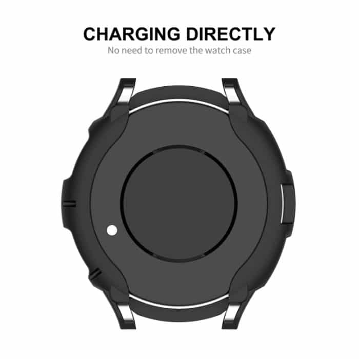 ENKAY Hat-Prince 2-in-1-TPU-Armor-Uhrengehäuse + 0,2 mm 9H-Displayschutz aus gehärtetem Glas, For Samsung Galaxy Watch6 Classic 47mm, For Samsung Galaxy Watch6 Classic 43mm – Bild 4