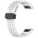 Schnellverschlusslöcher, magnetische Schnalle, Silikon-Uhrenarmband, For Garmin Epix Pro Gen 2 47mm, For Garmin MARQ – Bild 6