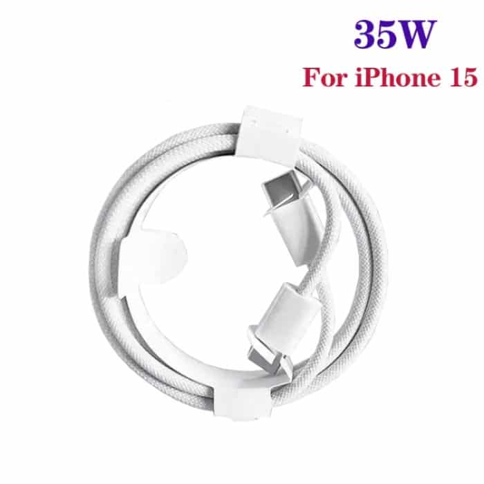 XJ-98 2 Stück 1 m 35 W USB-C/Typ-C auf Typ-C Schnelllade-Datenkabel für iPhone 15-Serie/iPad-Serie – Bild 3