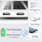 XJ-97 60W 3A USB-C / Typ-C auf Typ-C Schnelllade-Datenkabel für iPhone 15-Serie / iPad-Serie – Bild 3