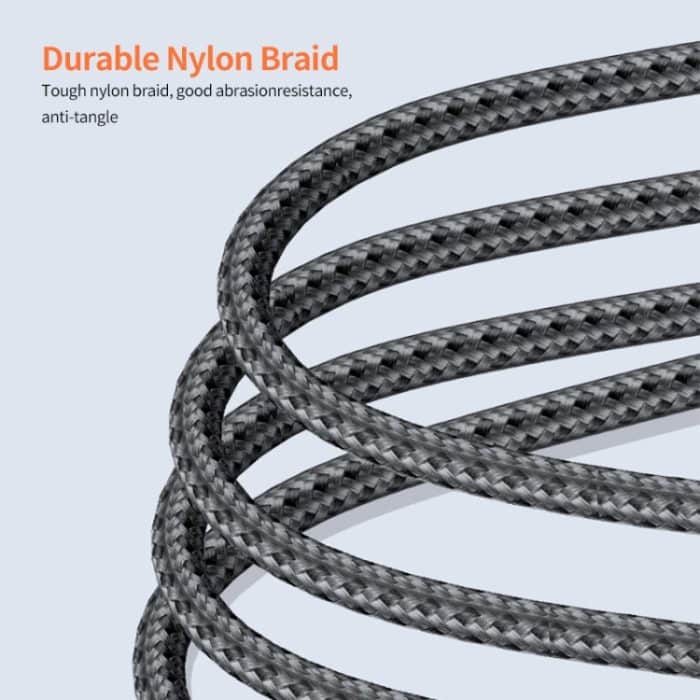 ENKAY 4-in-1 6A USB-A auf Typ-C / 8 Pin / Micro USB Multifunktions-Schnellladekabel – Bild 8