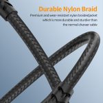 ENKAY PD100W 4-in-1 USB-A / Typ-C auf Typ-C / 8-poliges Multifunktions-Schnellladekabel mit E-Marker – Bild 8