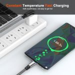 ENKAY PD30W Winkelstück Typ-C auf 8-poliges Schnelllade-Datengeflechtkabel mit Kontrollleuchte – Bild 6