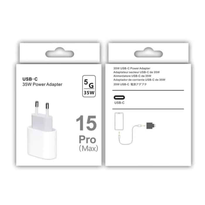 PD35W USB-C/Typ-C-Port-Ladegerät für iPhone/iPad-Serie, EU-Stecker – Bild 6