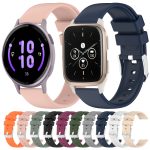 20 mm glattes, einfarbiges Silikon-Uhrenarmband, For Garmin Venu 2 Plus, For Garmin Vivoactive 3, For Garmin Vivoactive3 Music, For Garmin Forerunner 55 – Bild 2