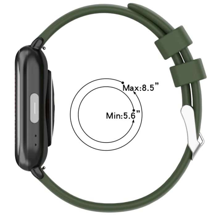 20 mm glattes, einfarbiges Silikon-Uhrenarmband, For Garmin Vivoactive 5, For Garmin Active 5, For Garmin Move Trend, For Garmin Forerunner Sq2 Music – Bild 5