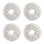 JUNSUNMAY 4 Stück waschbare Wischpads Ersatz für ECOVACS DEEBOT X1 Turbo / X2 Omni / T20 Pro