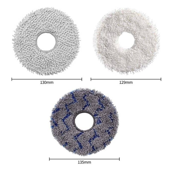 JUNSUNMAY 4 Stück waschbare Wischpads Ersatz für ECOVACS DEEBOT X1 Turbo / X2 Omni / T20 Pro – Bild 2