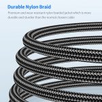 ENKAY 3-in-1 5A USB auf Typ-C / 8 Pin / Micro USB Schnellladekabel mit Kontrollleuchte, Länge: 1,2 m – Bild 2