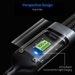 ENKAY 3-in-1 5A USB auf Typ-C / 8 Pin / Micro USB Schnellladekabel mit Kontrollleuchte, Länge: 1,2 m – Bild 3