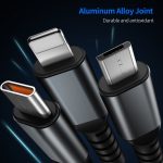 ENKAY 3-in-1 5A USB auf Typ-C / 8 Pin / Micro USB Schnellladekabel mit Kontrollleuchte, Länge: 1,2 m – Bild 5