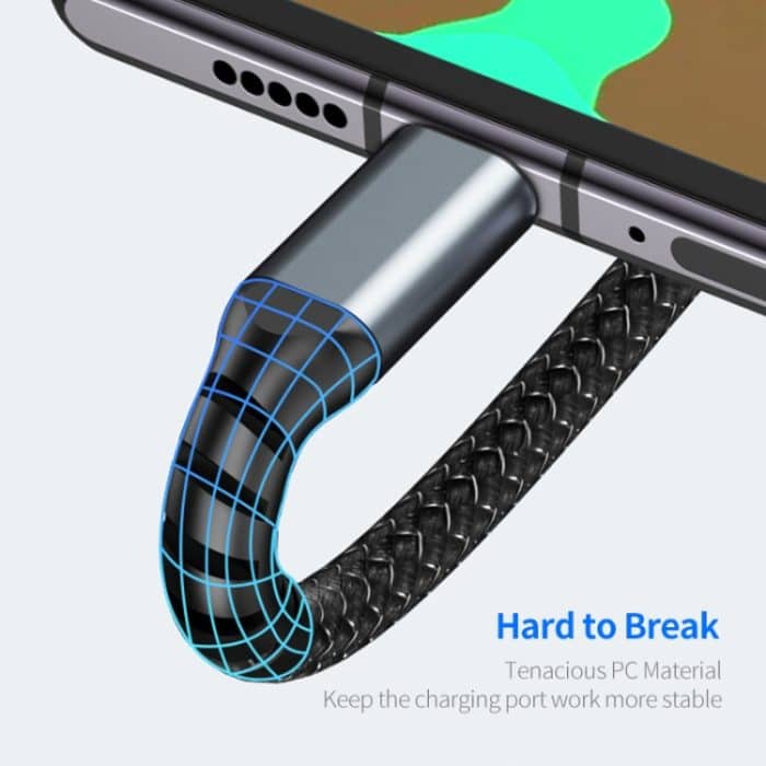 ENKAY 3-in-1 5A USB auf Typ-C / 8 Pin / Micro USB Schnellladekabel mit Kontrollleuchte, Länge: 1,2 m – Bild 6