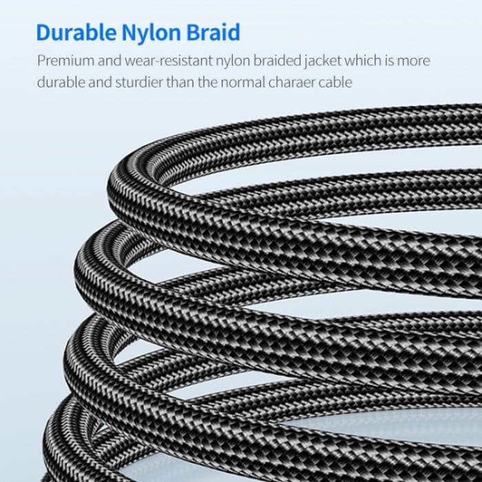 ENKAY 3-in-1 5A USB auf Typ-C / 8 Pin / Micro USB Schnellladekabel mit Kontrollleuchte, Länge: 1,2 m – Bild 7