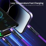 ENKAY 6-in-1 5A USB + Typ-C auf Typ-C / 8 Pin / Micro USB Multifunktions-Schnellladekabel – Bild 5