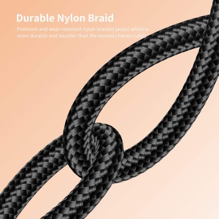 ENKAY 6-in-1 5A USB + Typ-C auf Typ-C / 8 Pin / Micro USB Multifunktions-Schnellladekabel, Länge: 1,2 m – Bild 6