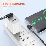 ENKAY 3A Elbow Reversibles USB-zu-Winkel-Typ-C-Schnelllade-Datenkabel – Bild 6