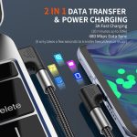 ENKAY 3A Elbow Reversibles USB-zu-Winkel-Typ-C-Schnelllade-Datenkabel – Bild 8