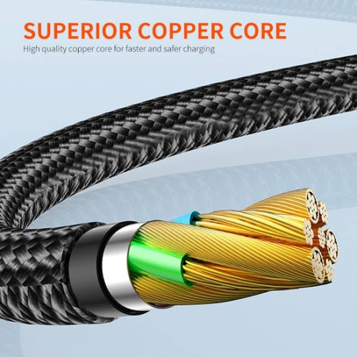 ENKAY 3A Elbow Reversibles USB-zu-Winkel-Typ-C-Schnelllade-Datenkabel – Bild 9