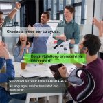 M8 Noise Reduction Smart Voice Translator TWS Bluetooth Headset 144 Sprachen Übersetzungskopfhörer – Bild 2