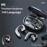 M8 Noise Reduction Smart Voice Translator TWS Bluetooth Headset 144 Sprachen Übersetzungskopfhörer – Bild 7