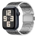 Uhrenarmband aus Edelstahl mit Normannenschließe, For Apple Watch SE 2023 44mm, For Apple Watch Ultra 2 49mm, For Apple Watch Series 9 45mm, For Apple Watch Ultra 49mm, For Apple Watch Series 8 45mm, For Apple Watch SE 2022 44mm...