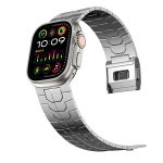 Uhrenarmband aus Edelstahl mit Normannenschließe, For Apple Watch SE 2023 44mm, For Apple Watch Ultra 2 49mm, For Apple Watch Series 9 45mm, For Apple Watch Ultra 49mm, For Apple Watch Series 8 45mm, For Apple Watch SE 2022 44mm... – Bild 3