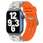 Mecha Uhrenarmband aus Silikon mit zwei Krallen, For Apple Watch Series 7 45mm, For Apple Watch Series 6 44mm, For Apple Watch Series 5 44mm, For Apple Watch Series 4 44mm, For Apple Watch Series 3 42mm