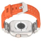 Uhrenarmband aus Silikon mit Metall-Mecha-Plaid, For Apple Watch Series 7 45mm, For Apple Watch Series 6 44mm, For Apple Watch Series 5 44mm, For Apple Watch Series 4 44mm, For Apple Watch Series 3 42mm – Bild 8