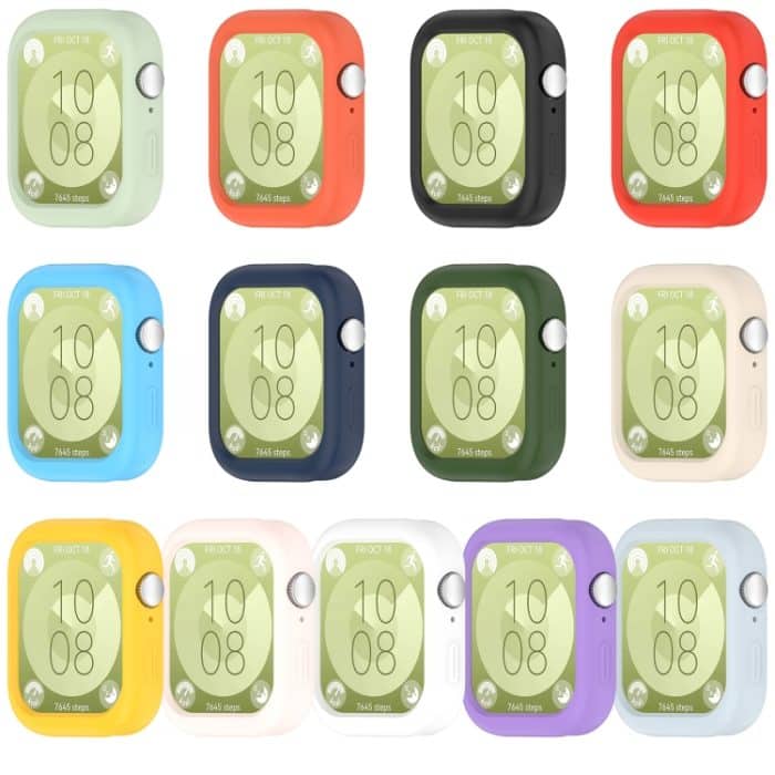 Für Huawei Watch Fit3 Einfarbige Silikonuhr-Schutzhülle – Bild 4