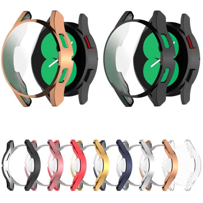 Vollflächige galvanisierte TPU-Uhrenschutzhülle, For Samsung Galaxy Watch FE 40mm – Bild 2