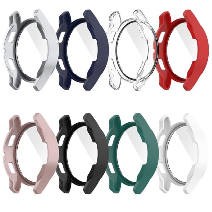 Für Samsung Galaxy Watch FE 40 mm PC + gehärtete Glasfolie Integrierte Uhrenschutzhülle – Bild 4