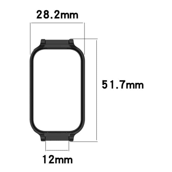 Half Pack PC-Uhrenschutzhülle, For Xiaomi Smart Band 8 Active, For Redmi Band 2 – Bild 2