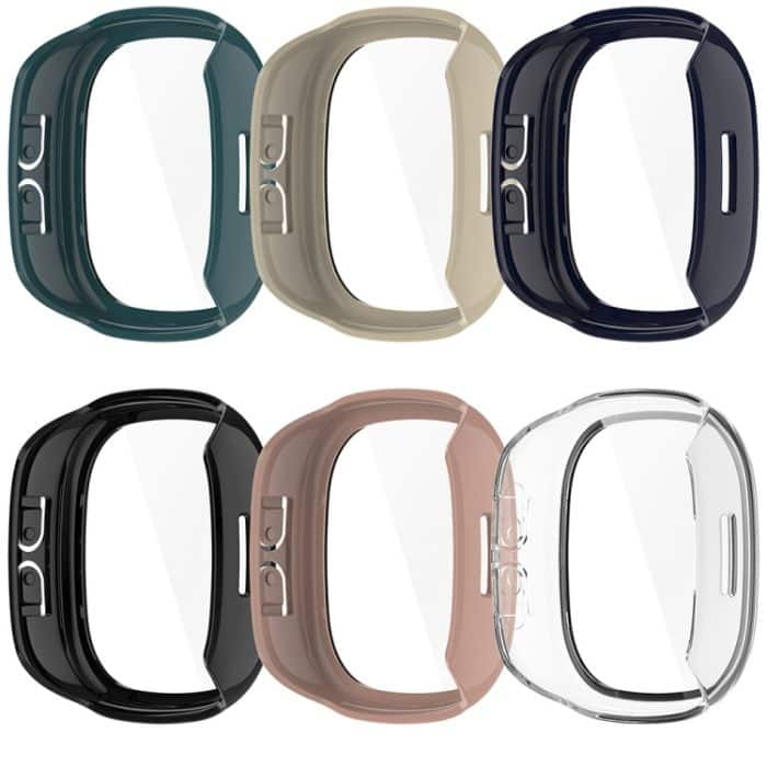 Für Fitbit Ace LTE PC + gehärtete Glasfolie Integrierte Uhrenschutzhülle – Bild 5