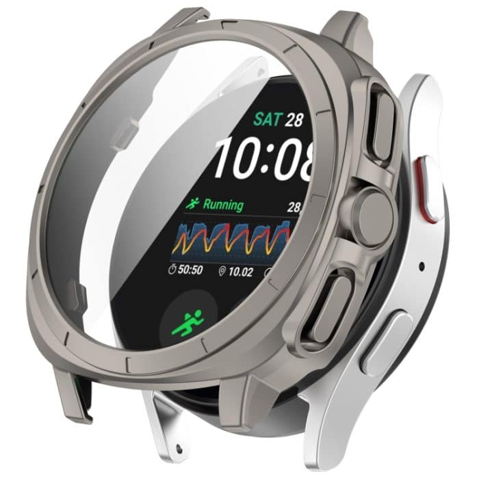 Integrierte Uhrenschutzhülle aus PC und gehärteter Folie, For Sansung Galaxy Watch 7 40mm – Bild 1