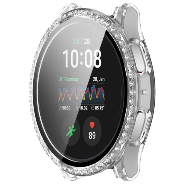 Einreihiges Diamant-PC + gehärtete Folie, integrierte Uhrenschutzhülle, For Samsung Galaxy Watch 7 44mm, For Samsung Galaxy Watch 7 40mm – Bild 6