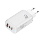 TE-65W GaN PD65W Dual USB-C+USB-A Laptop-/Tablet-Adapter, EU-Stecker
