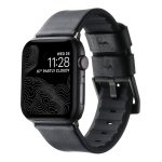 Uhrenarmband aus echtem Leder und Hybrid-Silikon, For Apple Watch Series 7 41mm, For Apple Watch Series 7 45mm, For Apple Watch SE 40mm, For Apple Watch SE 44mm, For Apple Watch Series 6 40mm, For Apple Watch Series 6 44mm, For Apple Watch Series 5 44m...