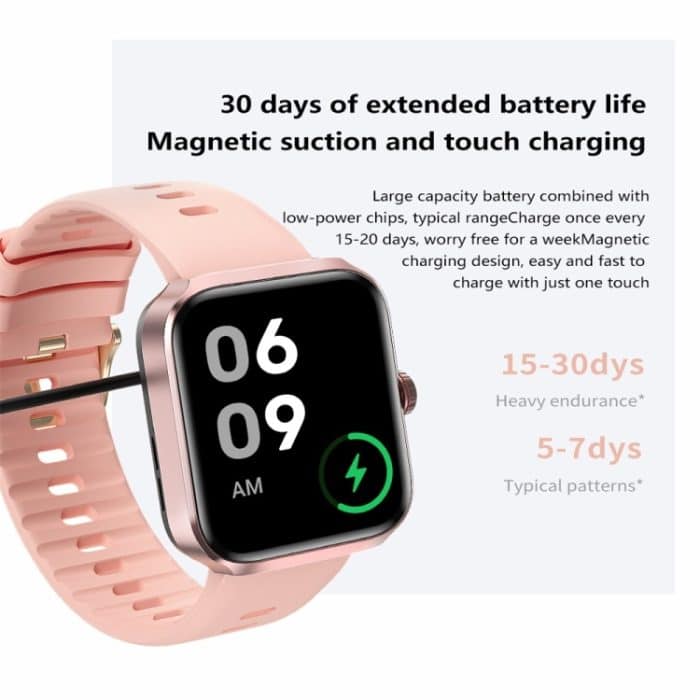 NX22 1,78 Zoll Farbbildschirm-Smartwatch, unterstützt Bluetooth-Anrufe/Gesundheitsüberwachung – Bild 7