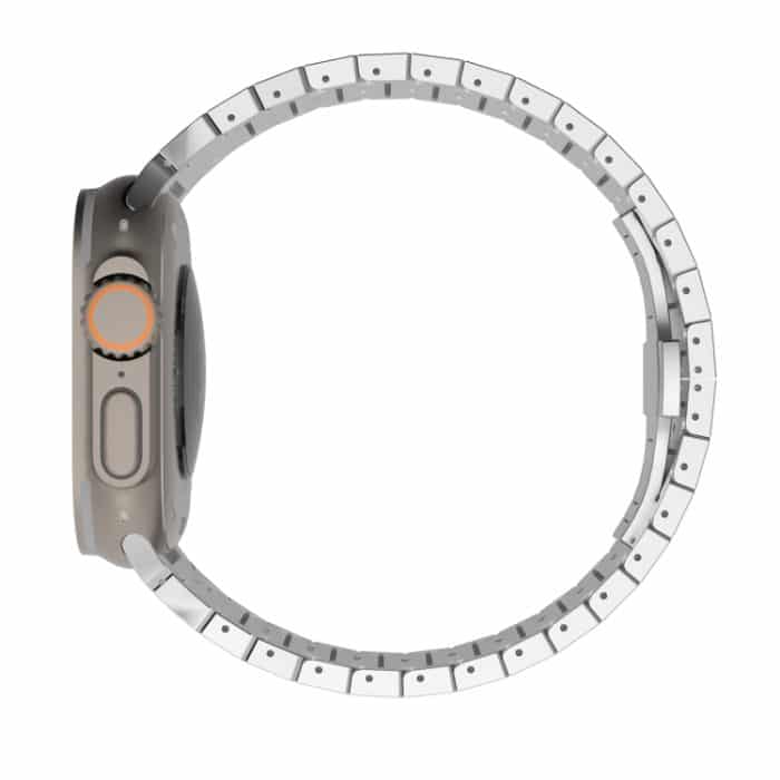 Uhrenarmband mit Schmetterlingsschnalle und Lackierung aus einer Perle, For Apple Watch SE 2023 44mm, For Apple Watch Ultra 2 49mm, For Apple Watch Series 9 45mm, For Apple Watch Ultra 49mm, For Apple Watch Series 8 45mm, For Apple Watch SE 2022 44mm... – Bild 8