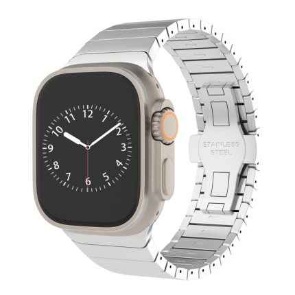 Uhrenarmband mit Schmetterlingsschnalle und Lackierung aus einer Perle, For Apple Watch Series 4 44mm, For Apple Watch Series 3 42mm
