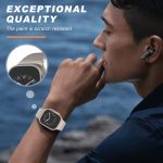 Uhrenarmband mit Schmetterlingsschnalle und Lackierung aus einer Perle, For Apple Watch Series 4 44mm, For Apple Watch Series 3 42mm – Bild 6