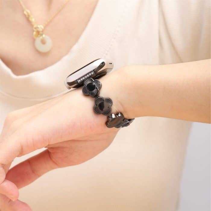 Uhrenarmband aus Metall mit vierblättrigem Kleeblatt und Schnellverschluss, For Apple Watch SE 2023 44mm, For Apple Watch SE 2023 40mm, For Apple Watch Ultra 2 49mm, For Apple Watch Series 9 45mm, For Apple Watch Series 9 41mm, For Apple Watch Ultra 49... – Bild 6